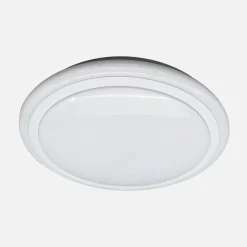 Plafony|Wszystkie Lampy Sufitowe|Zumaline Plafon LED RGB biały ARESO z pilotem 41 cm