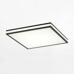 Paul Neuhaus Plafon LED RGB czarny MARIO z pilotem 46,5x46,5 cm