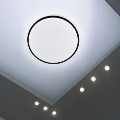 Plafon LED 15W biało-czarny ORBIT 28 cm