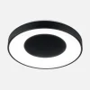 Plafony|Wszystkie Lampy Sufitowe|Zumaline Plafon LED 36W czarny ESPINO z pilotem 49 cm