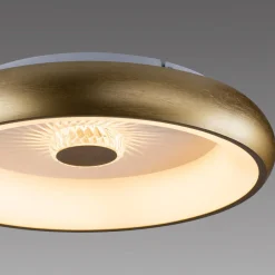 Plafony|Wszystkie Lampy Sufitowe|Paul Neuhaus Plafon LED 29W złoty VERTIGO z pilotem fi 46,5 cm