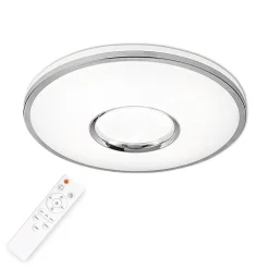 Plafony|Wszystkie Lampy Sufitowe| Plafon LED z pilotem biały LEON 40 cm