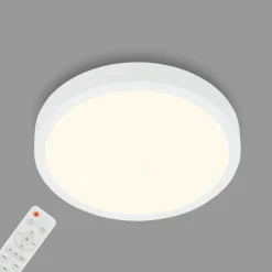 Plafon LED z pilotem biały RUNA 38 cm