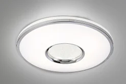 Plafony|Wszystkie Lampy Sufitowe| Plafon LED z pilotem biały LEON 50 cm