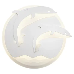 Dzieci Plafon ozdobny LED DELFINY 48 W P-666/1 z pilotem