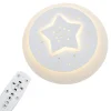 Lampy Wiszące I Sufitowe|Lampy Do Pokoju Dziecięcego| Plafon ozdobny LED GWIAZDA 48 W P-798/9 z pilotem