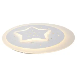 Lampy Wiszące I Sufitowe|Lampy Do Pokoju Dziecięcego| Plafon ozdobny LED GWIAZDA 48 W P-798/9 z pilotem