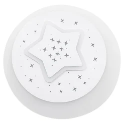 Lampy Wiszące I Sufitowe|Lampy Do Pokoju Dziecięcego| Plafon ozdobny LED GWIAZDA 48 W P-798/9 z pilotem
