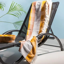 Grill I Piknik|Ręczniki|Texpol Pled z frędzlami kolorowy KRATA 150x200 cm