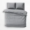Pościele|inny Pościel bawełniana adamaszek szara PURE 160x200 cm