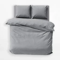 Pościele|inny Pościel bawełniana adamaszek szara PURE 160x200 cm