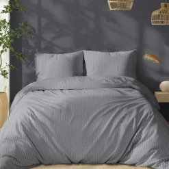 Pościele|inny Pościel bawełniana adamaszek szara PURE 160x200 cm