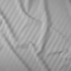 Pościel bawełniana adamaszek jasnoszara PURE 220x200 cm