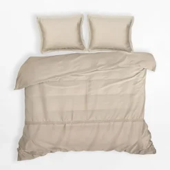 Pościele|Eurofirany Pościel bawełniana beżowa RETRO 220x200 cm