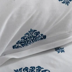 Darymex Pościel bawełniana biało-niebieska JERSEYLOVE 160x200 cm