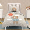 Dzieci Faro Pościel bawełniana LULULAND MIŚ BALONIK 140x200 cm