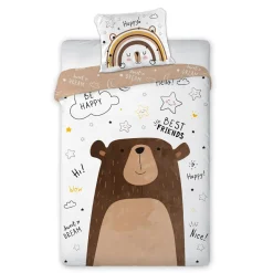 Dzieci Faro Pościel bawełniana LULULAND MISIEK 140x200 cm
