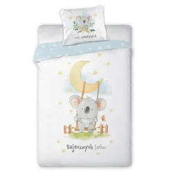 Dzieci Faro Pościel bawełniana LULULAND KOALA 140x200 cm
