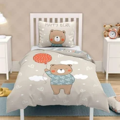 Pościel Dla Dzieci|Pościele|Faro Pościel bawełniana LULULAND MIŚ BALONIK 160x200 cm