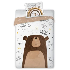 Pościel Dla Dzieci|Pościele|Faro Pościel bawełniana LULULAND MISIEK 160x200 cm