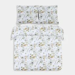Pościele|inny Pościel bawełniana w białe kwiaty LETICIA 220x200 cm