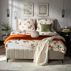 inny Pościel bawełniana w brzoskwinie LINETTE 140x200 cm