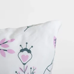 Pościele|Darymex Pościel bawełniana w fioletowe rośliny JERSEYLOVE 220x200 cm