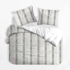 inny Pościel bawełniana w jodełkę BOHOO 160x200 cm