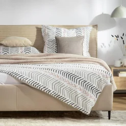 inny Pościel bawełniana w jodełkę BOHOO 160x200 cm