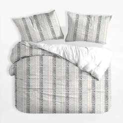 inny Pościel bawełniana w jodełkę BOHOO 220x200 cm