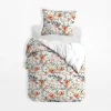 inny Pościel bawełniana w kolorowe kwiaty BONSOIR 140x200 cm