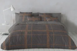 Pościel bawełniana w kratkę CHESTER 160x200 cm
