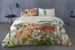 Pościele| Pościel bawełniana w kwiaty MIRELLECONTRA 220x200 cm