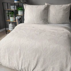 Pościele|inny Pościel bawełniana w liście różowa HOME SATIN 160x200 cm