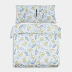 inny Pościel bawełniana w liście GIULIA 220x200 cm