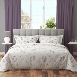 Pościele|Faro Pościel bawełniana w różowe kwiaty COTTAGE HOME 220x200 cm
