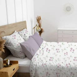Pościele|Faro Pościel bawełniana w różowe kwiaty COTTAGE HOME 220x200 cm