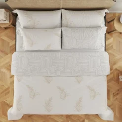 Faro Pościel bawełniana w trawy NATURAL BOHO 220x200 cm