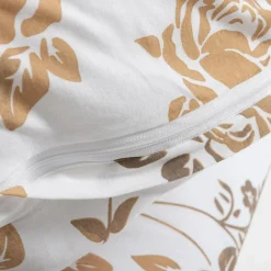 Pościele|Darymex Pościel bawełniana w złote róże JERSEYLOVE 160x200 cm