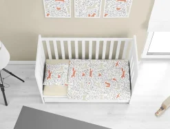 Pościel Dla Dzieci|Pościele| Pościel do łóżeczka ZWIERZĘTA 90x120 cm