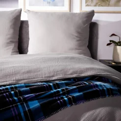 inny Pościel muślinowa szara 220x200 cm