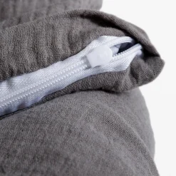 inny Pościel muślinowa szara 220x200 cm