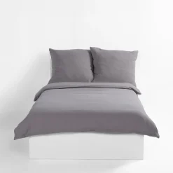 inny Pościel muślinowa szara 220x200 cm