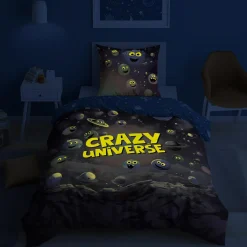 Dzieci inny Pościel świecąca w ciemności CRAZY FLUO 140x200 cm