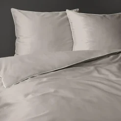 Pościel z makosatyny beżowa PURE 160x200 cm