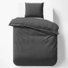 Pościele| Pościel z makosatyny ciemnoszara PURE 140x200 cm