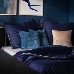 Pościele|inny Pościel z makosatyny granatowa PURE 220x200 cm