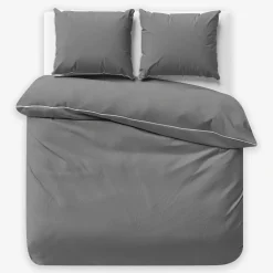 Pościele| Pościel z makosatyny szara PURE 220x200 cm