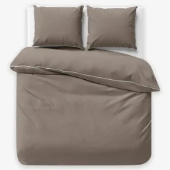 Pościele| Pościel z makosatyny taupe PURE 160x200 cm