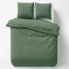Pościele| Pościel z makosatyny zielona PURE 160x200 cm